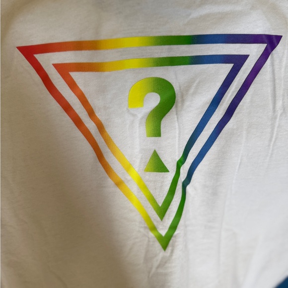 Guess Los Angeles Men's Rainbow logo shirt (XXL) - Picture 4 of 8